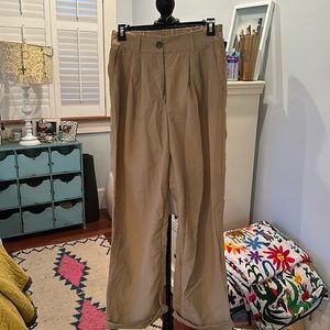Topshop parachute material chinos. Baggy and cute, size 6